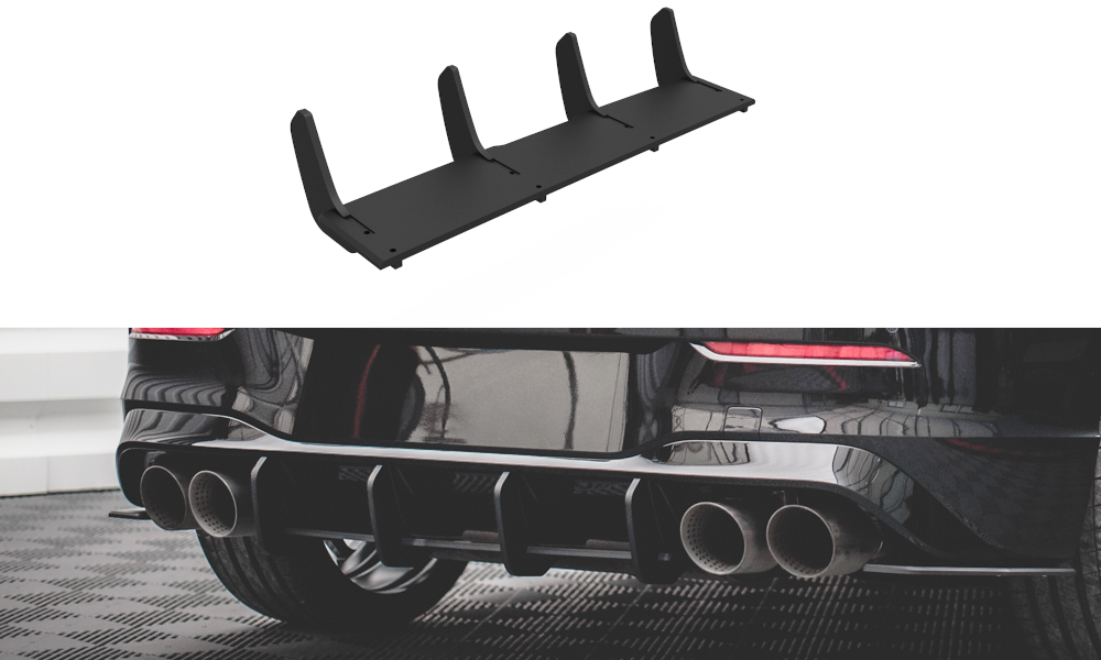 Maxton Design Street Pro Heckschürze passend für VW Golf R Mk8