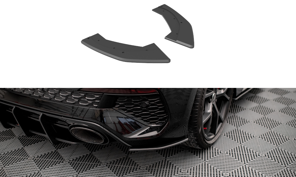 Maxton Design Street Pro Heck Ansatz Flaps Diffusor passend für Audi RS3 Sportback 8Y