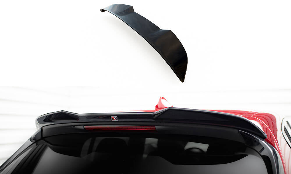 Maxton Design Höher Spoiler CAP 3D passend für Alfa Romeo Tonale Mk1 schwarz Hochglanz