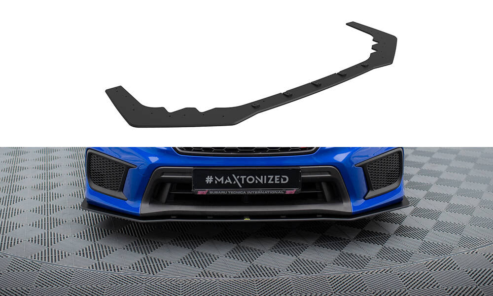 Maxton Design Street Pro Street+ Spoilerlippe Front Ansatz passend für Subaru WRX STI Mk1 Facelift