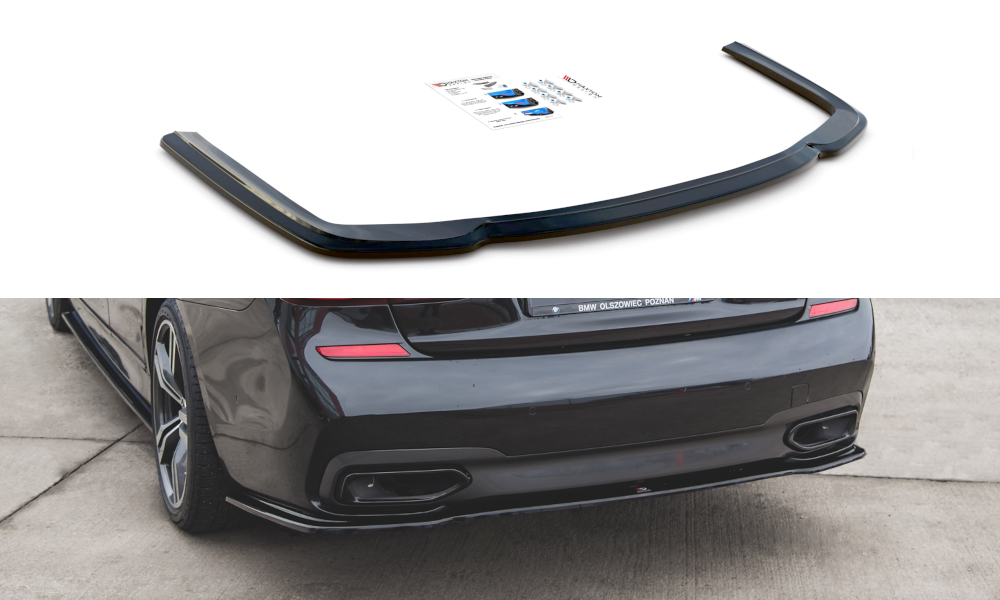 Maxton Design Heckansatz BMW 7 M-Paket G11 /G12 schwarz Hochglanz für BMW 7er G11