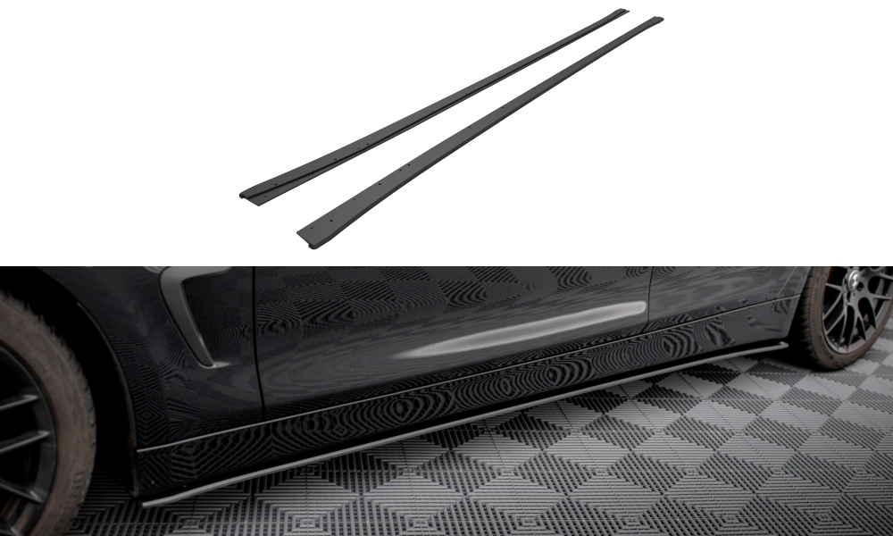 Maxton Design Street Pro Street+ Seitenschweller Leisten passend für BMW 4er Gran Coupe F36