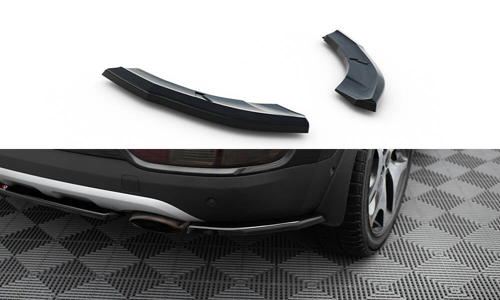 Maxton Design Heck Ansatz Flaps Diffusor passend für KIA SPORTAGE mk4 GT-Line schwarz Hochglanz