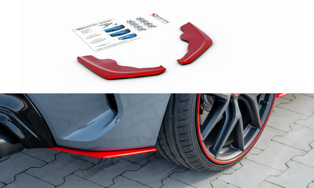 Maxton Design Heck Ansatz Flaps Diffusor V.2 passend für BMW 1er F40 M-Paket