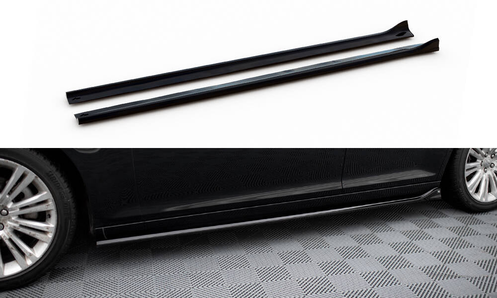 Maxton Design Street+ Seitenschweller Leisten passend für Chrysler 300 Mk2 schwarz Hochglanz