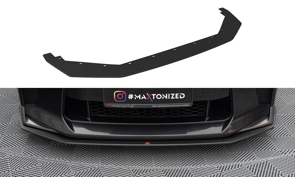 Maxton Design Street Pro Street+ Spoilerlippe Front Ansatz passend für Nissan GTR R35 Facelift