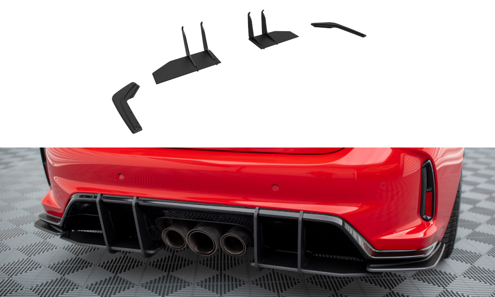 Maxton Design Street Pro Heck Ansatz Flaps Diffusor passend für Honda Civic Type-R Mk 11