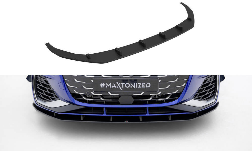 Maxton Design Street Pro Street+ Spoilerlippe Front Ansatz passend für Audi A3 S-Line Limousine / S3 Limousine 8Y Facelift