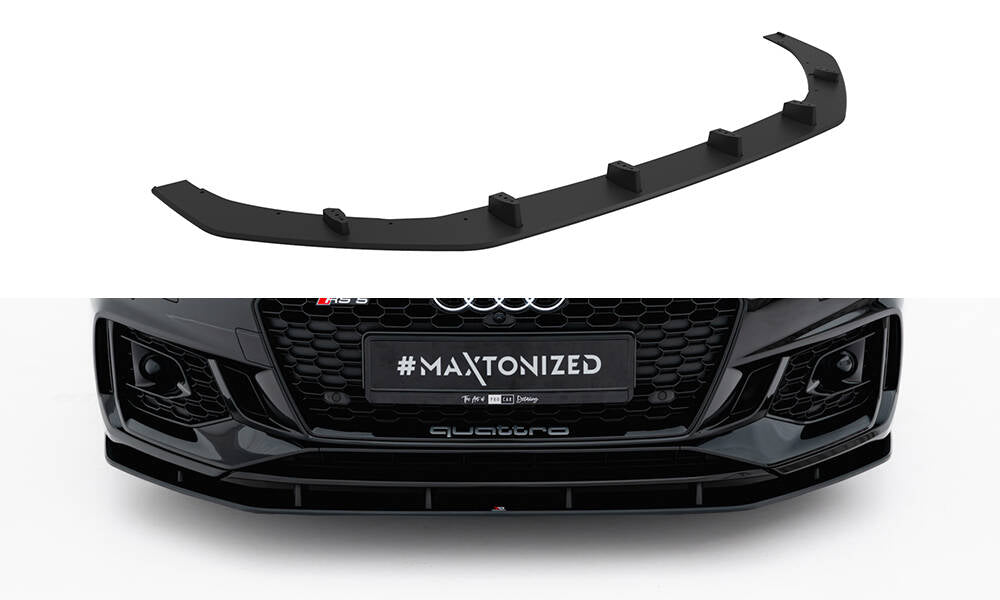 Maxton Design Street Pro Street+ Spoilerlippe Front Ansatz passend für Audi RS5 Coupe / Sportback F5