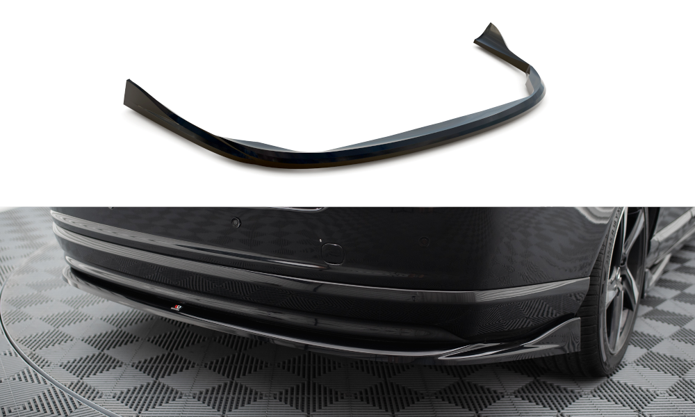 Maxton Design Heckansatz Volvo S80 Mk2 schwarz Hochglanz für Volvo S80 Mk2