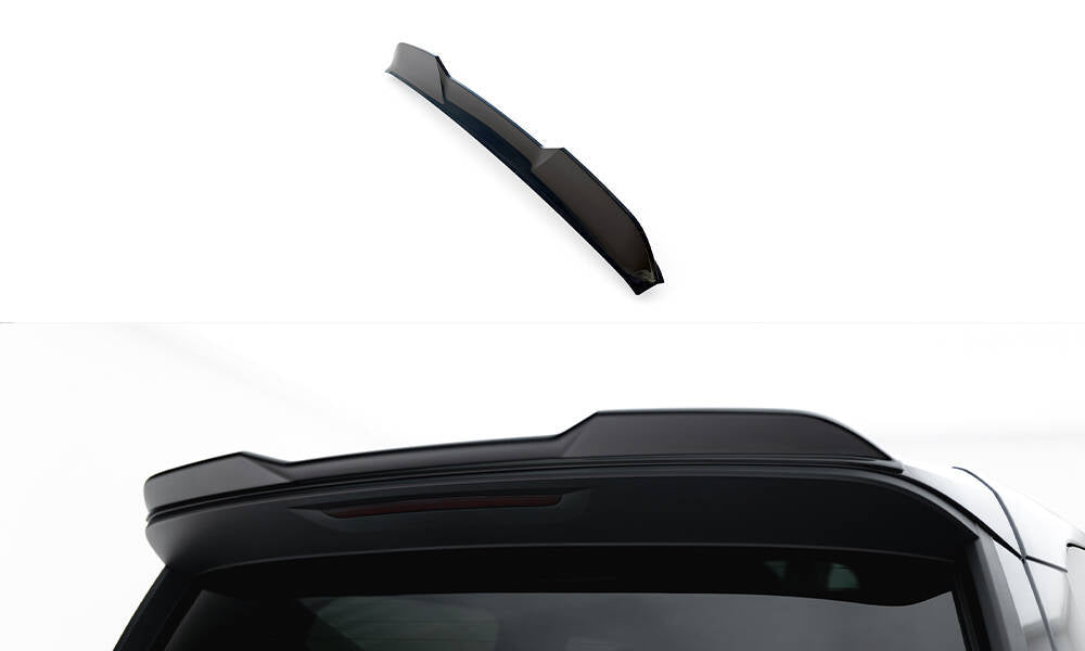 Maxton Design Spoiler CAP 3D passend für VW Multivan Long T7 schwarz Hochglanz