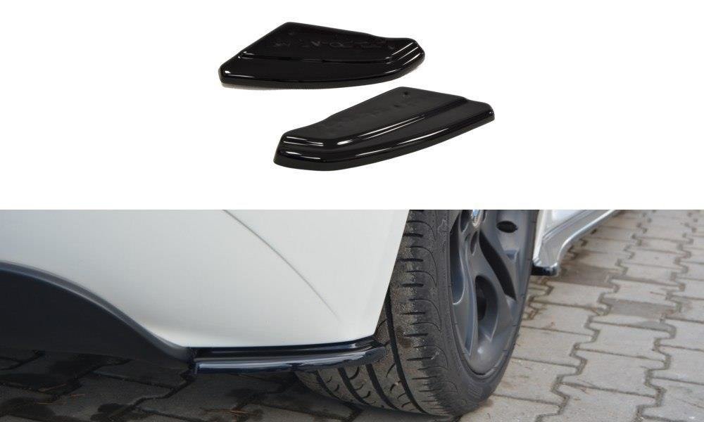 Maxton Design Heck Ansatz Flaps Diffusor passend für BMW Z4 E85 / E86 vor Facelift schwarz Hochglanz