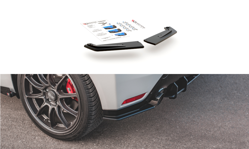 Maxton Design Street Pro Heck Ansatz Flaps Diffusor passend für Toyota GR Yaris Mk4
