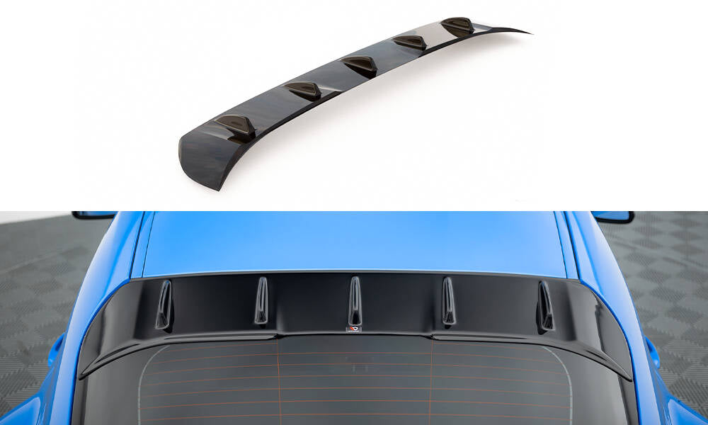 Maxton Design Heckscheiben Spoiler passend für Toyota Supra mk5 schwarz Hochglanz