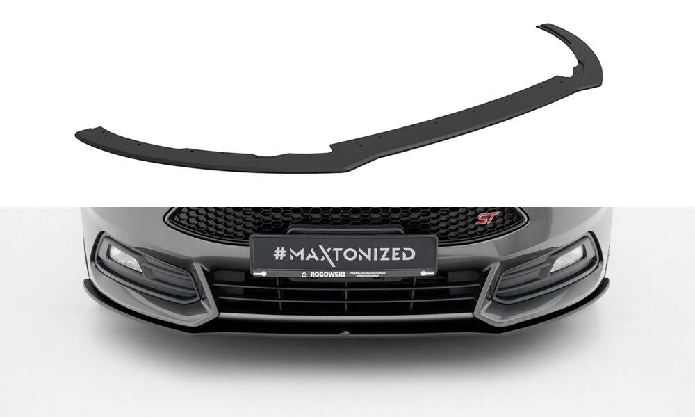 Maxton Design Street Pro Street+ Spoilerlippe Front Ansatz passend für Ford Focus ST Mk3 Facelift