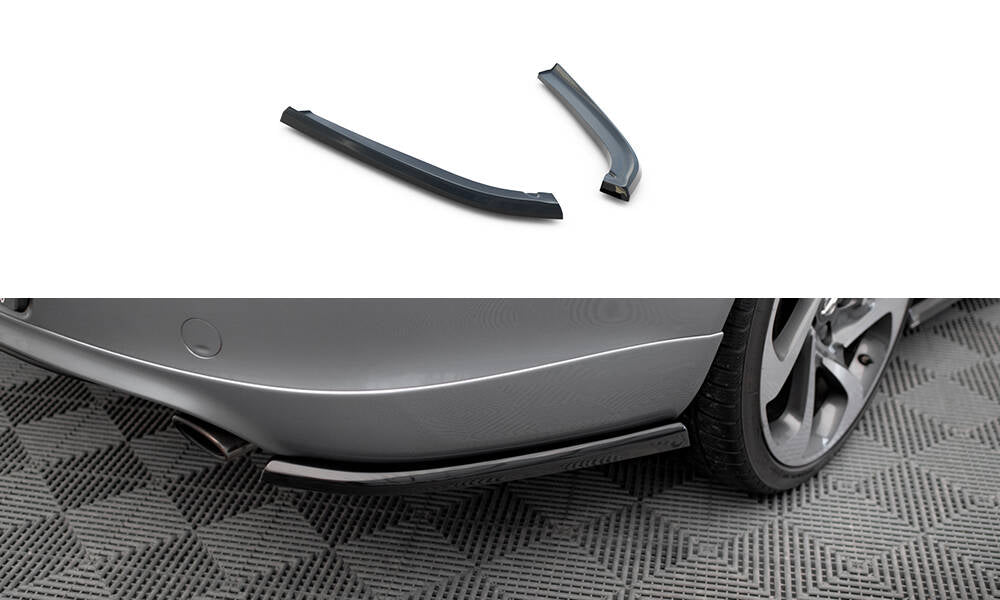 Maxton Design Heck Ansatz Flaps Diffusor passend für Opel Insignia OPC-Line Mk1 schwarz Hochglanz
