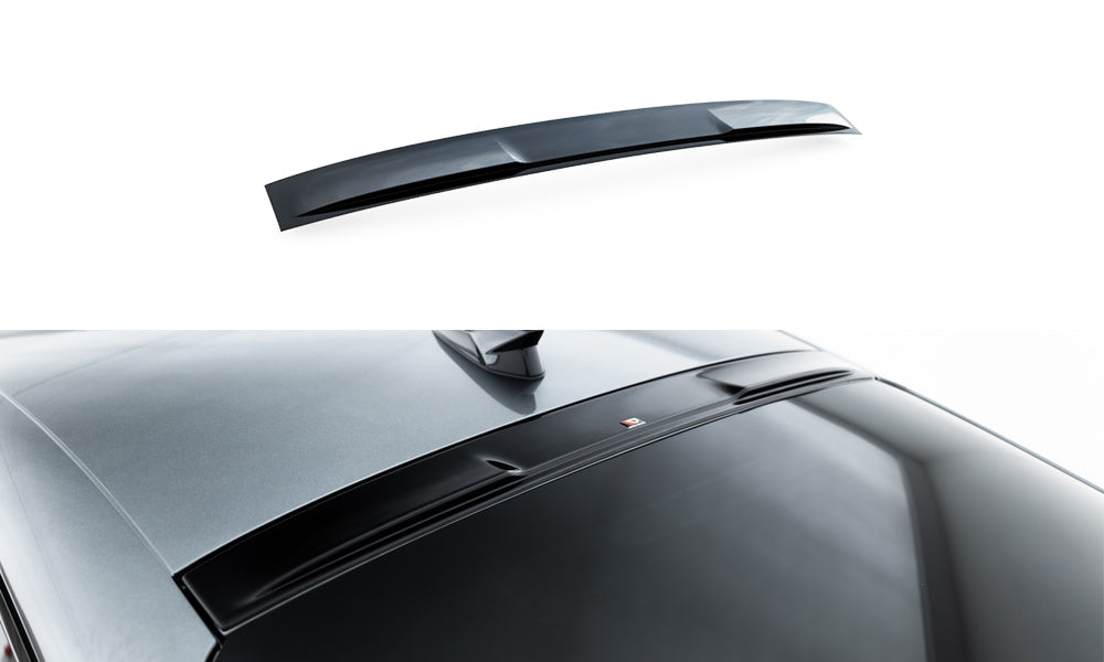 Maxton Design Heckscheiben Spoiler passend für Audi A5 S-Line / S5 Limousine B10 schwarz Hochglanz