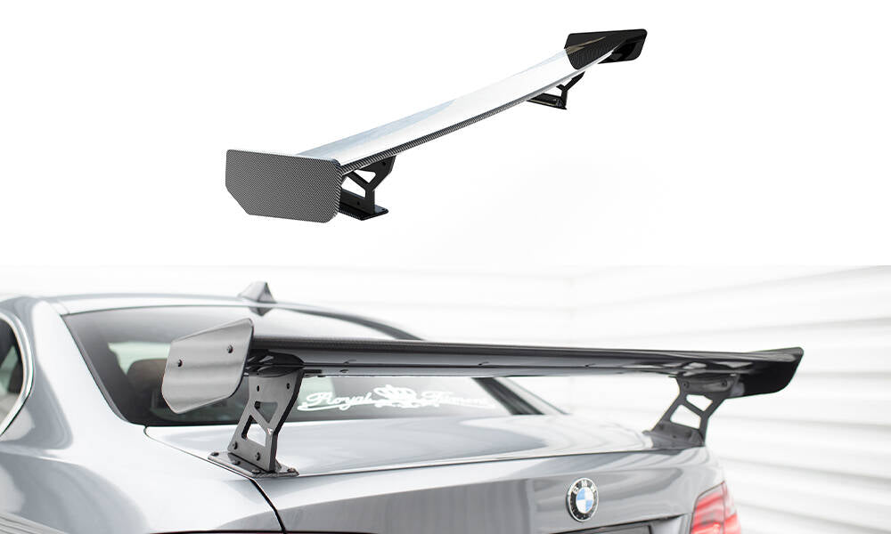 Maxton Design Carbon Spoiler With External Brackets Uprights BMW 3er / M3 Coupe E92 für BMW 3er E92