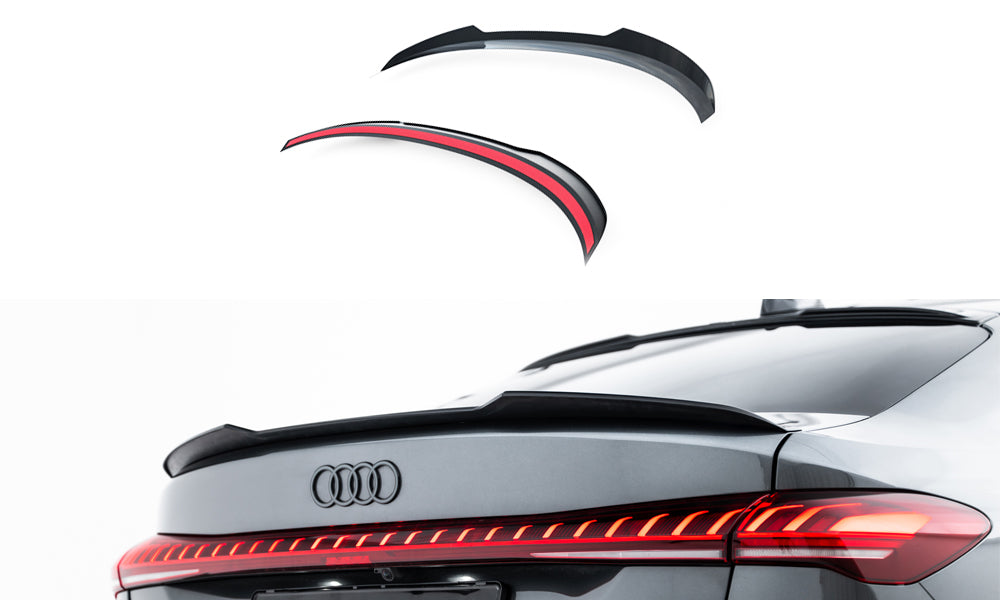 Maxton Design Spoiler CAP passend für Audi A5 S-Line / S5 Limousine B10 schwarz Hochglanz
