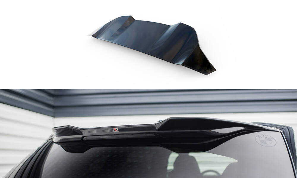Maxton Design Spoiler CAP 3D passend für BMW XM G09 schwarz Hochglanz