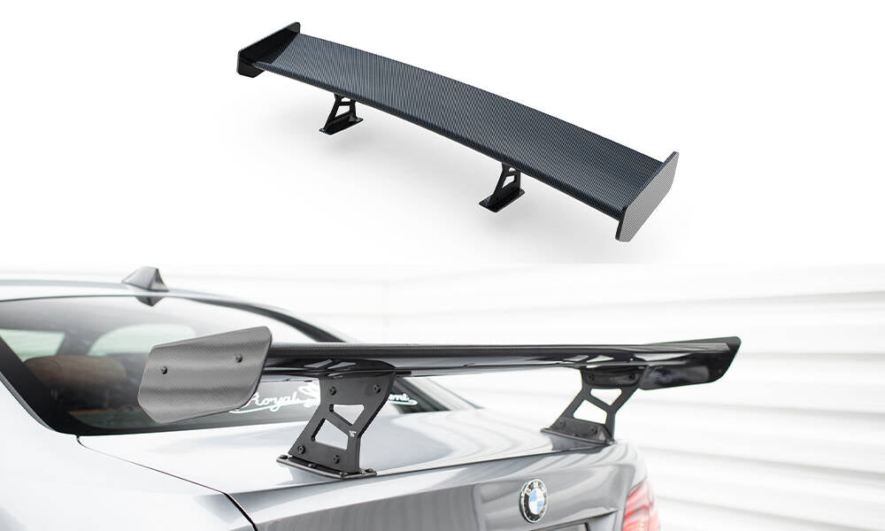 Maxton Design Carbon Spoiler With Internal Brackets Uprights BMW 3er / M3 Coupe E92 für BMW 3er E92