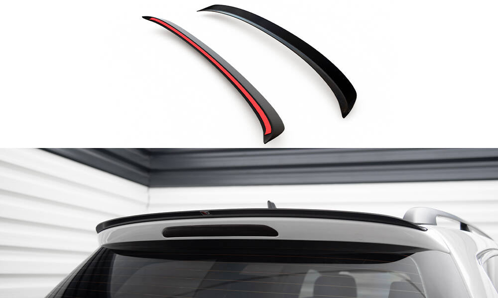 Maxton Design Spoiler CAP passend für VW Passat Variant B7 schwarz Hochglanz