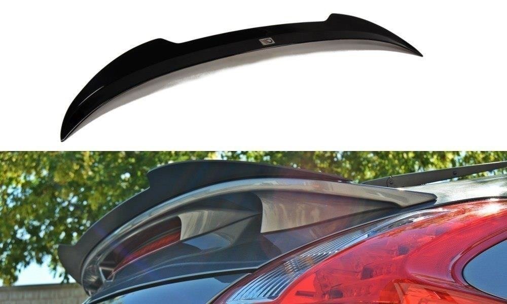 Maxton Design Spoiler CAP passend für Nissan 370Z schwarz Hochglanz
