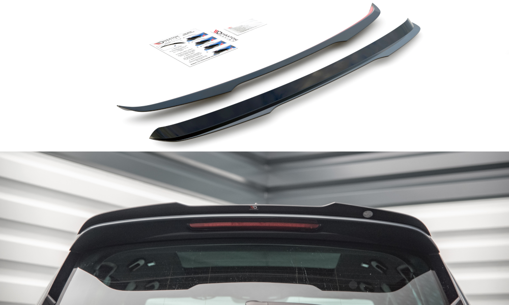 Maxton Design Spoiler CAP passend für Cupra Ateca Mk1 / Mk1 Facelift schwarz Hochglanz