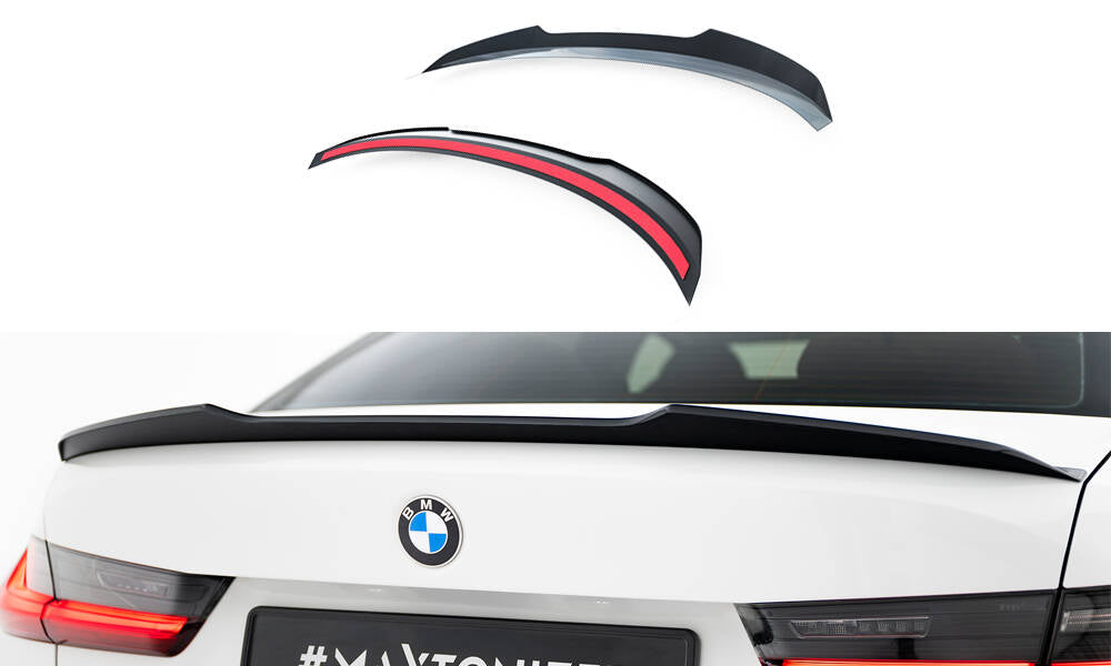 Maxton Design Spoiler CAP passend für BMW M340i / 3 M-Paket / M3 Limousine G20 schwarz Hochglanz