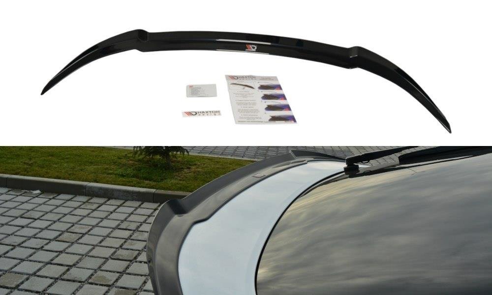 Maxton Design Spoiler CAP passend für Honda Civic Mk9 Facelift schwarz Hochglanz