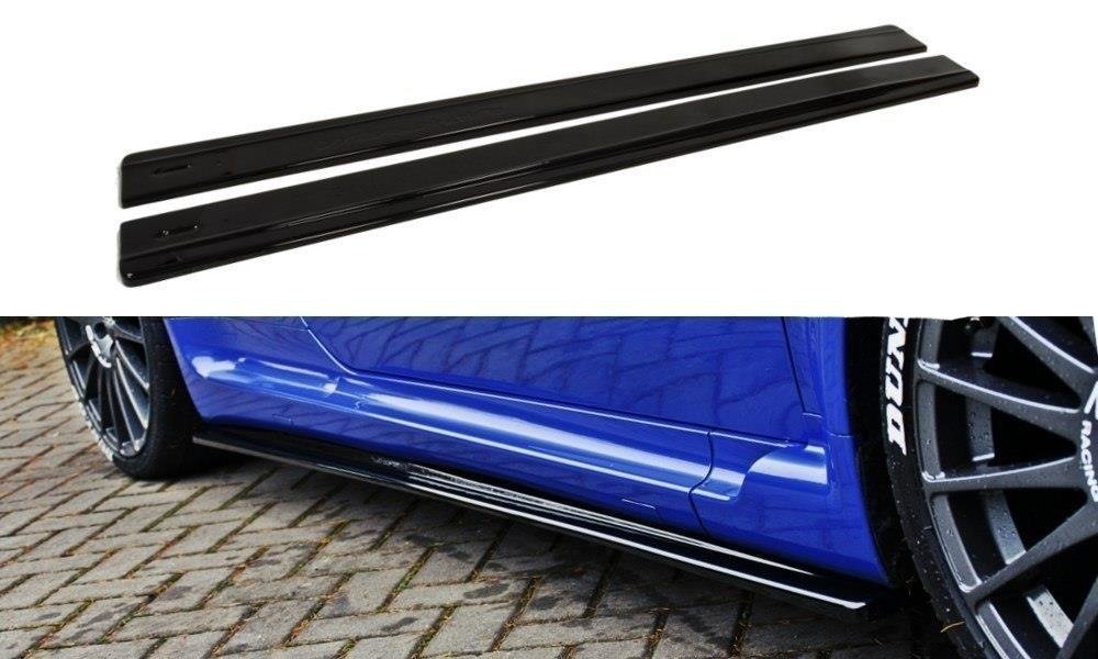 Maxton Design Street+ Seitenschweller Leisten passend für Alfa Romeo 147 GTA schwarz Hochglanz