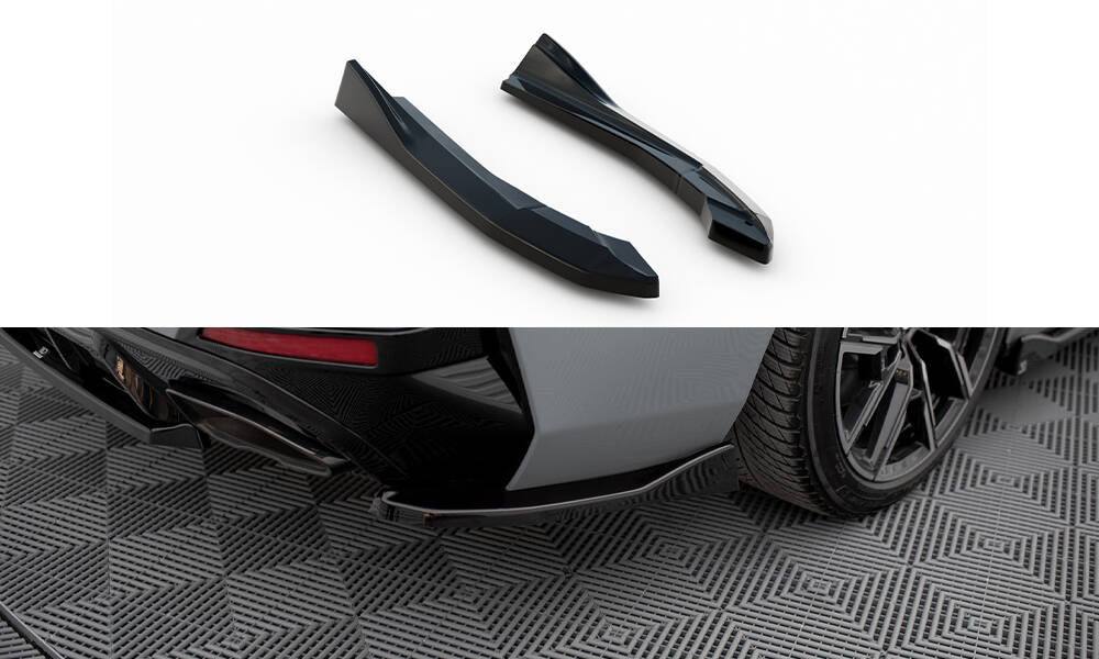 Maxton Design Heck Ansatz Flaps Diffusor V.2 passend für BMW M440i Gran Coupe G26 schwarz Hochglanz