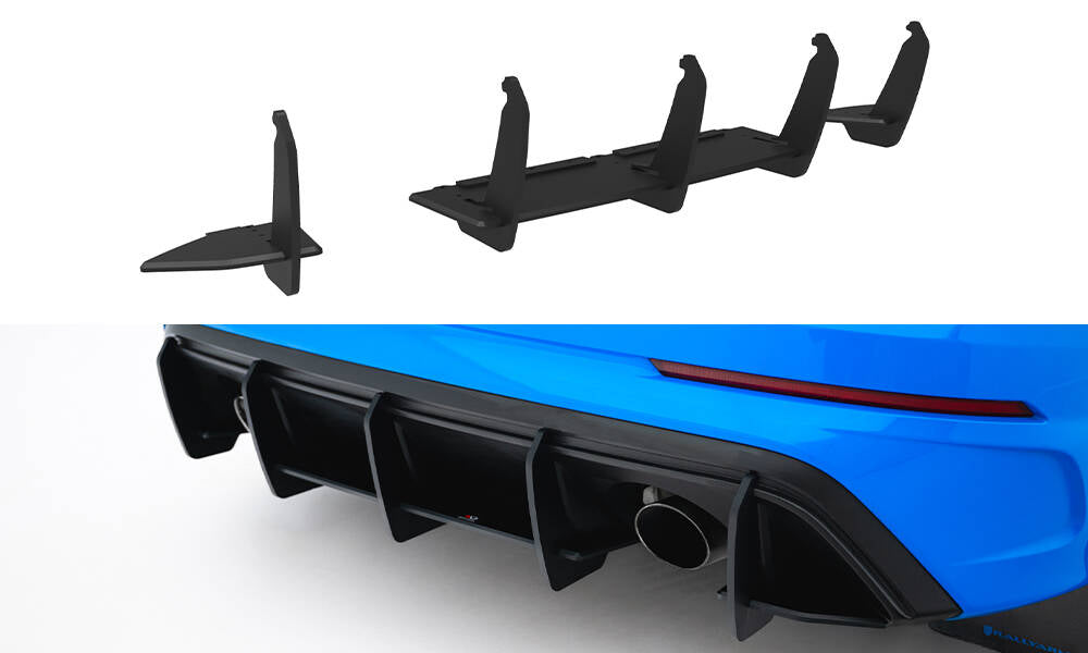 Maxton Design Street Pro Heckschürze V.2 passend für Ford Focus RS Mk3 (US-Spec Version)