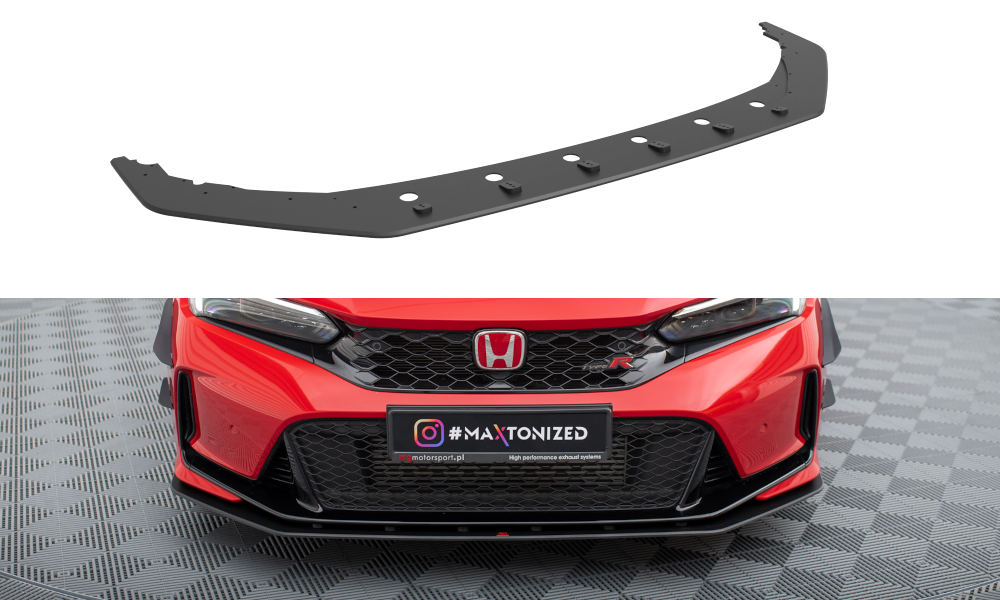 Maxton Design Street Pro Street+ Spoilerlippe Front Ansatz passend für Honda Civic Type-R Mk 11