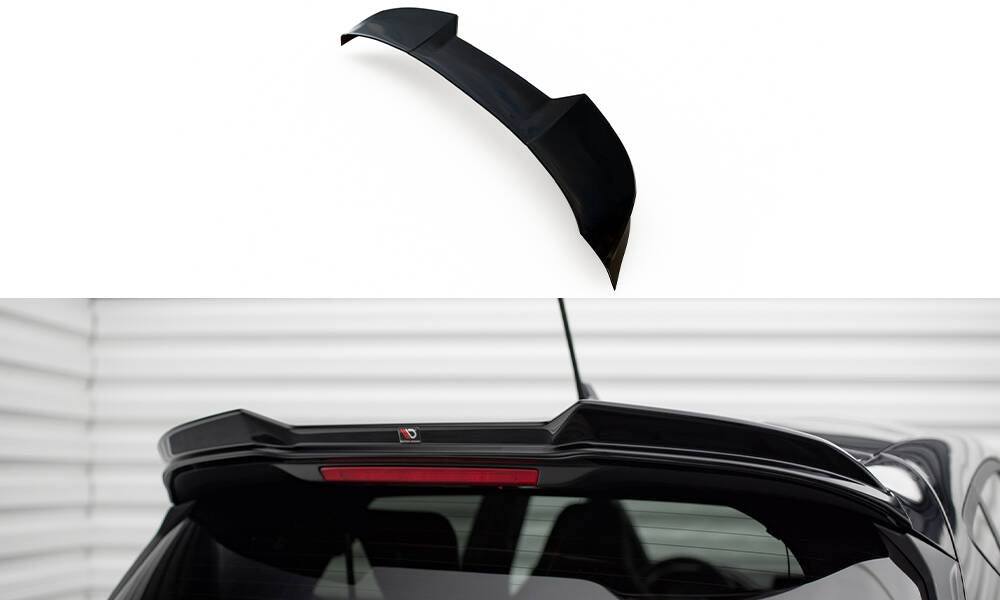 Maxton Design Spoiler CAP 3D passend für Ford Fiesta ST / ST-Line Mk8 schwarz Hochglanz