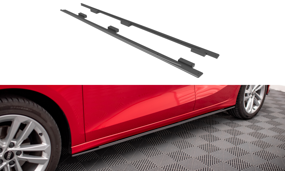 Maxton Design Street Pro Street+ Seitenschweller Leisten passend für Audi A3 8Y