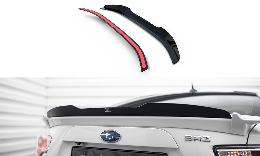 Maxton Design Spoiler CAP passend für Subaru BRZ Mk1 / Mk1 Facelift schwarz Hochglanz