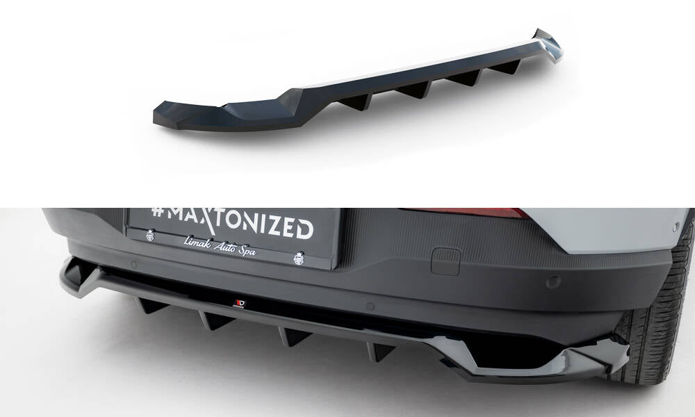 Maxton Design Street+ Mittlerer Diffusor RACE passend für Volvo EX30 Mk1 schwarz Hochglanz