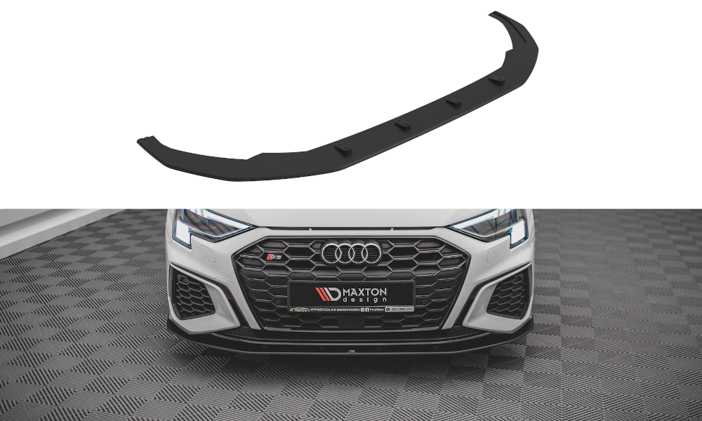 Maxton Design Street Pro Street+ Spoilerlippe Front Ansatz passend für Audi S3 / A3 S-Line 8Y