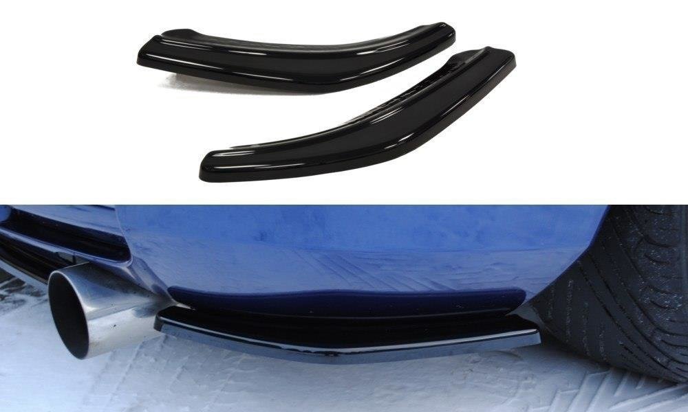 Maxton Design Heck Ansatz Flaps Diffusor für TOYOTA CELICA T23 vor Facelift schwarz matt