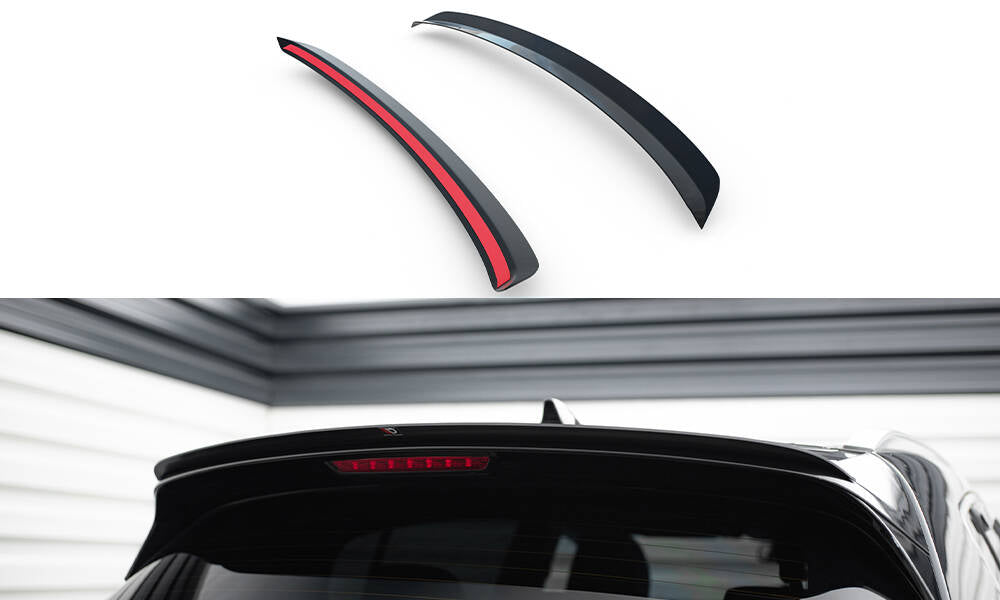 Maxton Design Spoiler CAP passend für KIA SPORTAGE mk4 GT-Line schwarz Hochglanz