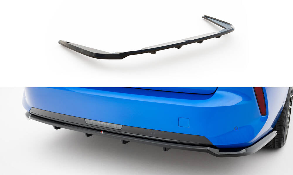 Maxton Design Street+ Mittlerer Diffusor RACE passend für Opel Astra Sports Tourer L (MK6) schwarz Hochglanz