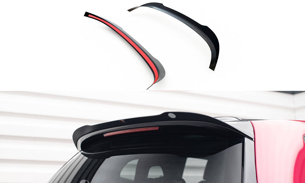 Maxton Design Spoiler CAP passend für VW Scirocco Mk3 schwarz Hochglanz