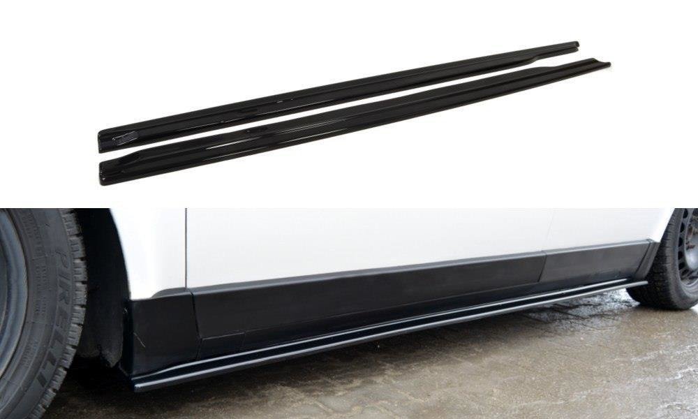 Maxton Design Street+ Seitenschweller Leisten passend für VW Passat B5 schwarz Hochglanz