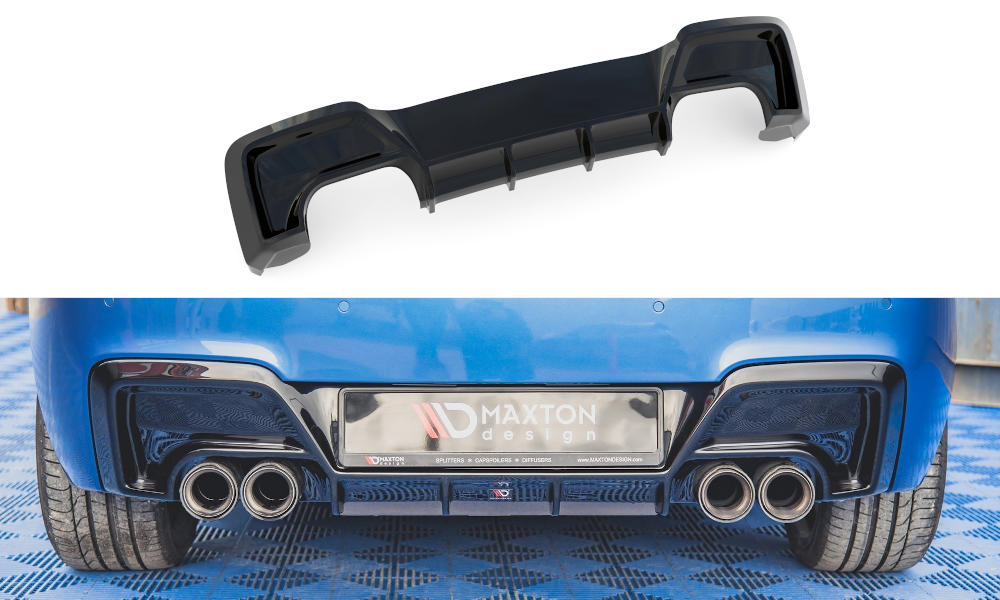 Maxton Design Diffusor Heck Ansatz V.2 passend für BMW M135i F20