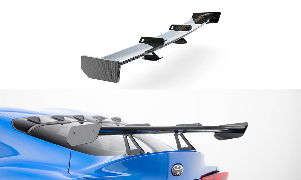 Maxton Design Carbon Spoiler With Upper Swan Mounting Toyota Supra Mk5 für Toyota Supra Mk5