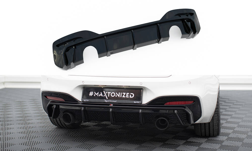 Maxton Design Diffusor Heck Ansatz V.3 passend für BMW M140i F20 Facelift