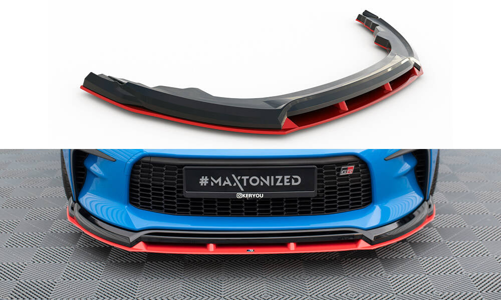 Maxton Design Street+ Spoilerlippe Front Ansatz V.2 passend für Toyota GR86 Mk1