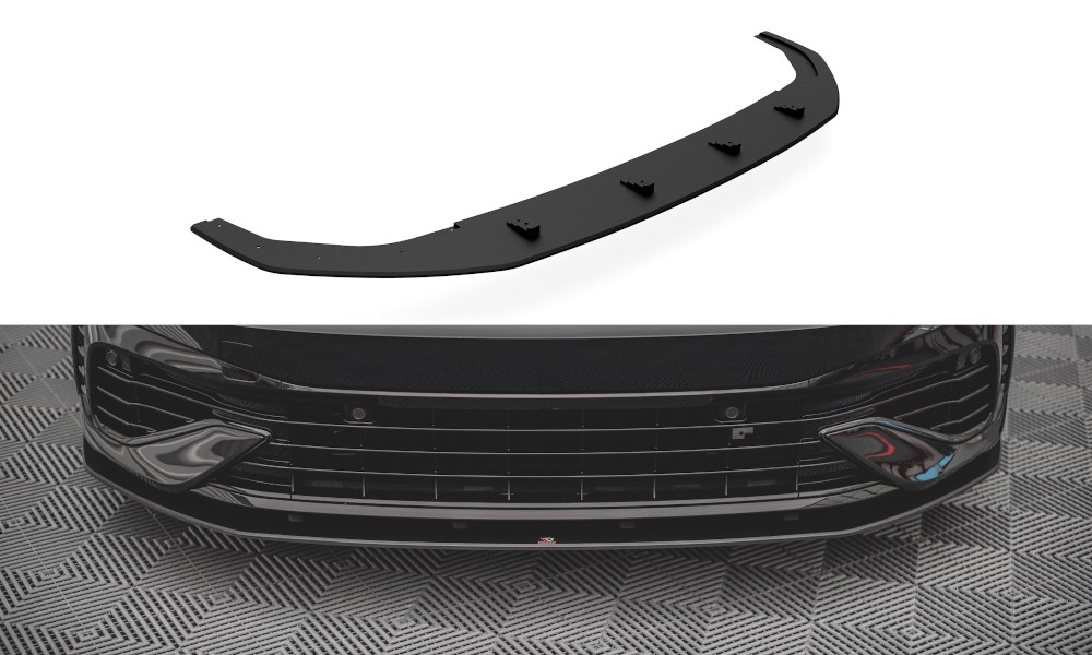 Maxton Design Street Pro Street+ Spoilerlippe Front Ansatz passend für VW Golf R Mk8