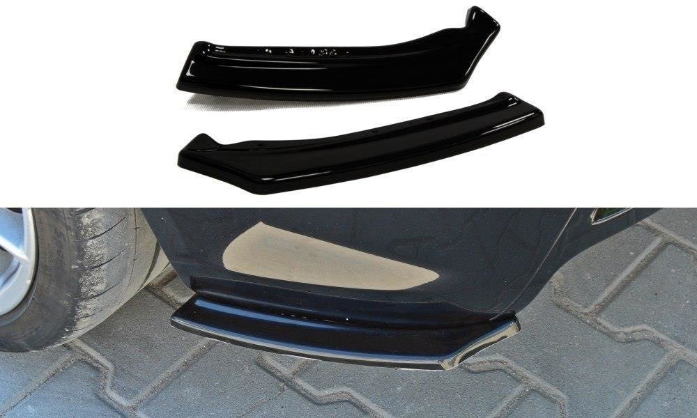 Maxton Design Heck Ansatz Flaps Diffusor passend für OPEL ASTRA H (FOR OPC / VXR) schwarz Hochglanz